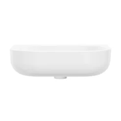 Lavabo en céramique, blanc, l.55 cm Cavally GoodHome