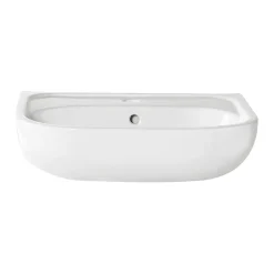 Lavabo en céramique blanche l.57 cm Cavally GoodHome