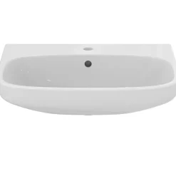 Lavabo en porcelaine vitrifiée blanche l.60 x H.18 x P.48 cm, Ideal Standard
