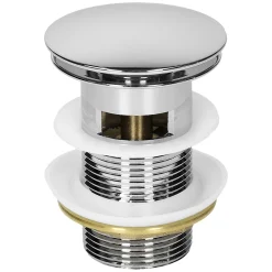 Lavabo encastré céramique blanc brillant ovale avec bonde vidange 57x48,5x19,5cm
