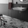 Lavabo ergonomique PMR 66 cm Blanc simple