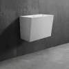 Lavabo mural suspendu design 50x35x40cm en fonte minérale - TW18