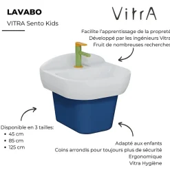 Lavabo pour enfant VITRA Sento Kids 45 cm