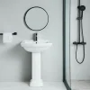 Lavabo retro sur colonne MADRY 60 cm en ceramique