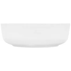 Lavabo salle de bain céramique blanc avec garniture de vidange 400x400x135 mm