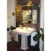 Lavabo sur colonne Louxor blanc Sarreguemines