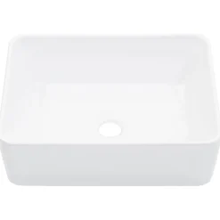 Lavabo 40x30x13 cm Céramique Blanc