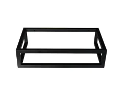 Lave main suspendu en béton avec support - Robinetterie à droite - L40 x l22 cm - UCHAMI