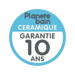 Lave mains à poser Line R en céramique blanc