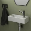 Lave mains rectangle design blanc