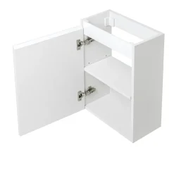 Lave-main Prémonté Blanc 40Cm + Vasque céramique Blanche BILY - bain-bain