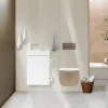 Lave-main salle de bain Aquaba 40 cm finition blanc laqué