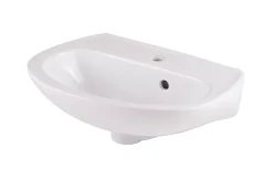Lave-mains céramique blanc GoodHome Zuari