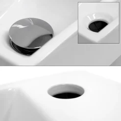 Lave-mains lavabo vasque salle de bain ceramique rectangulaire blanc 350x205mm