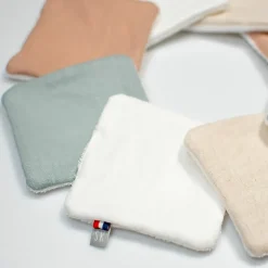 Lingettes bébé lavables en lin 8 pièces
