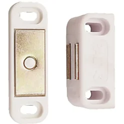 Loqueteau Raly 35x14x14mm 3kg blanc - ARELEC - 111001