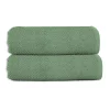 Lot 2 serviettes de bain 70x140 coton éponge 70x140cm