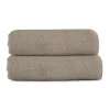 Lot 2 serviettes de bain 70x140 coton éponge 70x140cm