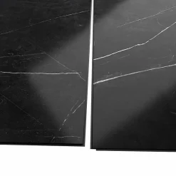 Lot de 8 Dalles Murales Douche SPC/PVC Décor Marbre Noir satiné - 38,9x77,8cm - 2,42M²