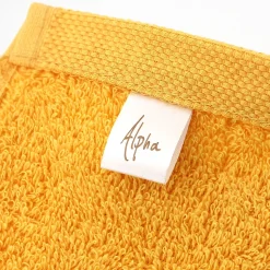 Lot de 2 draps de bain 90x150 cm ALPHA jaune Or