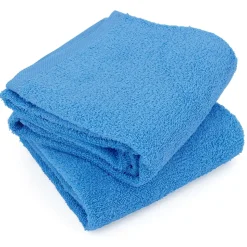 Lot de 2 draps de douche 70x130 cm ALPHA bleu Turquoise