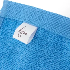 Lot de 2 draps de douche 70x130 cm ALPHA bleu Turquoise