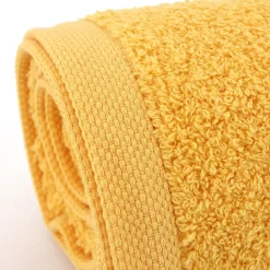Lot de 2 draps de douche 70x130 cm ALPHA jaune Or