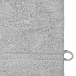 Lot de 3 gants de toilette 550 g/m² Gris Perle 16x22 cm LUXURY