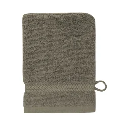 Lot de 3 gants de toilette 550 g/m² Noisette 16x22 cm LUXURY