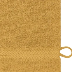 Lot de 3 gants de toilette 550 g/m² Caramel 16x22 cm LUXURY