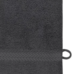 Lot de 3 gants de toilette 550 g/m² Ardoise 16x22 cm LUXURY