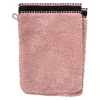 Lot de 2 gants de toilette Joia - coton 550 gr/m² - rose 15x21 cm - Atmosphera
