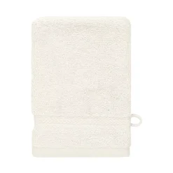 Lot de 3 gants de toilette 550 g/m² Ecru 16x22 cm LUXURY