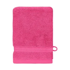 Lot de 3 gants de toilette 550 g/m² Rose Indien 16x22 cm LUXURY