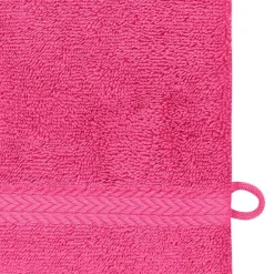 Lot de 3 gants de toilette 550 g/m² Rose Indien 16x22 cm LUXURY