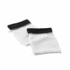 Lot de 2 gants de toilette 15 x 21 cm Majestic blanc
