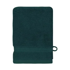 Lot de 3 gants de toilette 550 g/m² Petrol 16x22 cm LUXURY
