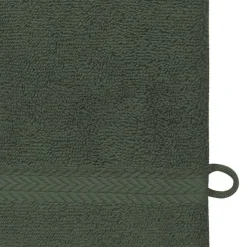 Lot de 3 gants de toilette 550 g/m² Eucalyptus 16x22 cm LUXURY