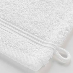 Lot de 2 gants de toilette 15 x 21 cm Tendresse blanc