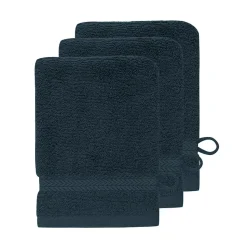 Lot de 3 gants de toilette 550 g/m² Denim 16x22 cm LUXURY
