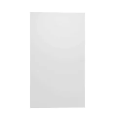 Lot de 2 panneaux muraux de douche Blanc en aluminium avec 1 profilés, L40xL80xH210 cm ,protection murale, antimoisissure