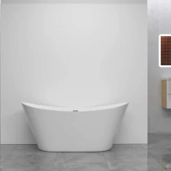 Lot de 2 panneaux muraux de douche blanc mural aluminium avec 1 profile - L.100 x L.120 x H.210 cm - durable et facile à nettoyer