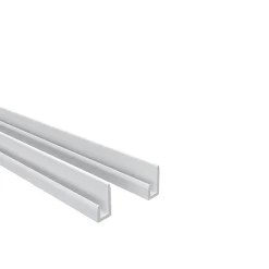 Lot de 2 panneaux muraux de douche effet Marbre en Aluminium avec 3 profilés,L100xL100xH210cm ,Protection murale,Antimoisissure