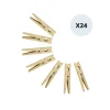Lot de 24 pinces à linge Bois MSV