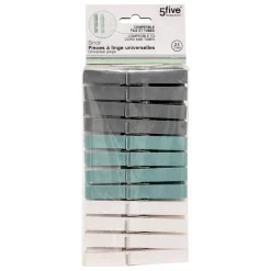 Lot de 24 pinces à linge Sinai - Multicolore- 5five