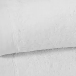 Lot de 2 serviettes de toilette 500 g/m² Blanc 50x90 cm STUDIO