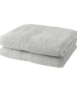 Lot de 2 serviettes de toilette TODAY 50x90 cm 100% Coton - Craie