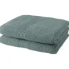 Lot de 2 serviettes de toilette TODAY 50x90 cm 100% Coton - Celadon
