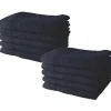 Lot de 10 serviettes de Toilette TODAY 50x90 cm 100% Coton - Navy