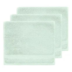 Lot de 3 serviettes invité 550 g/m² Menthe 30x50 cm LUXURY